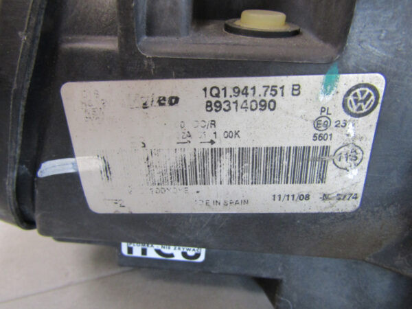 Koplamp Volkswagen EOS XENON 05-10 1Q1941751B Links Q664/A209