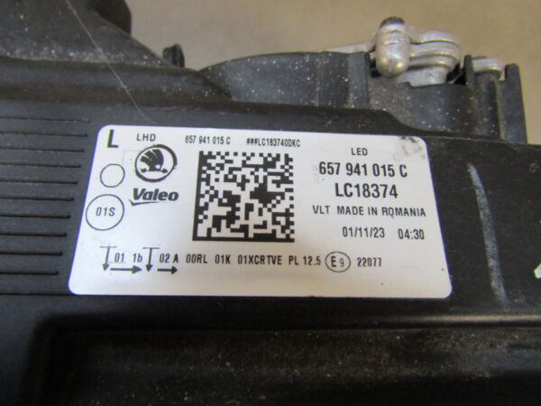 Koplamp Skoda Scala 657 FULL LED 19-23 657941015C links Q440/E174