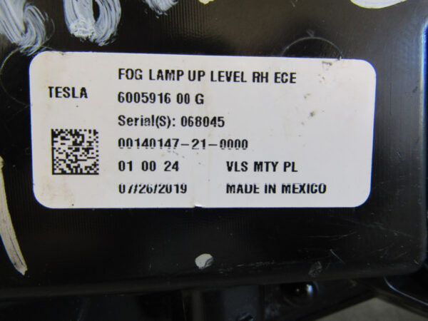 Koplamp Halogeen Dagrijverlichting LED Tesla Model S 12-20 600591600G Rechts Q597/K5/9B