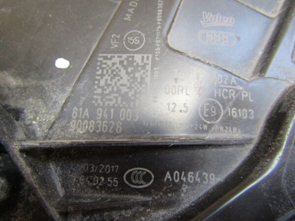 Koplamp Audi Q2 81A 16-21 81A941003 LINKS Q210/B91