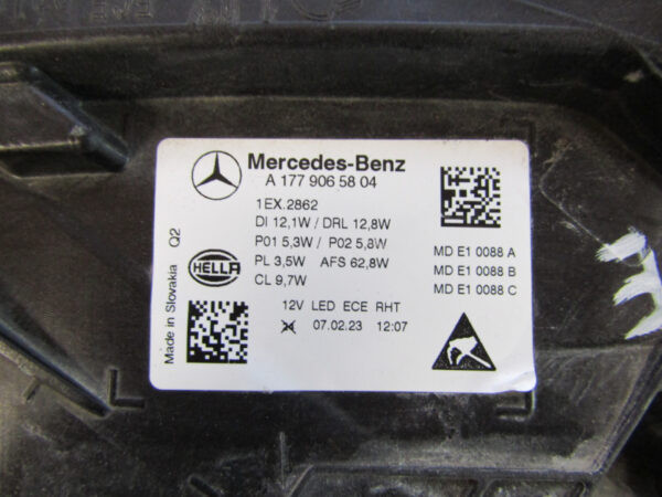 Koplamp Mercedes A Klasse W177 Facelift MULTIBEAM 23- Rechts A1779065804  Q764/A59
