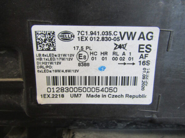 KOPLAMP VOLKSWAGEN VW Crafter 2 II LED- 16- 7C1941035C LINKS Q459
