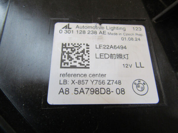 Koplamp BMW 5 SERIE G60 G61 SHADOWLINE FULL LED 23- 5A798D8 Q507/F200