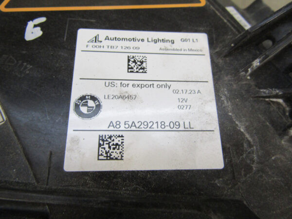 Koplamp BMW X3 G01 X4 G02 FACELIFT LASER 21-24 A85A29218 Rechts Q828/K4/1B