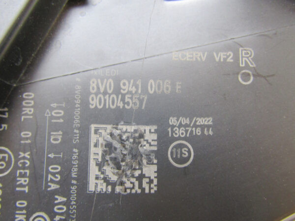 Koplamp Audi A3 8V XENON 12-16 8V0941006 Rechts Q806/K5/6E