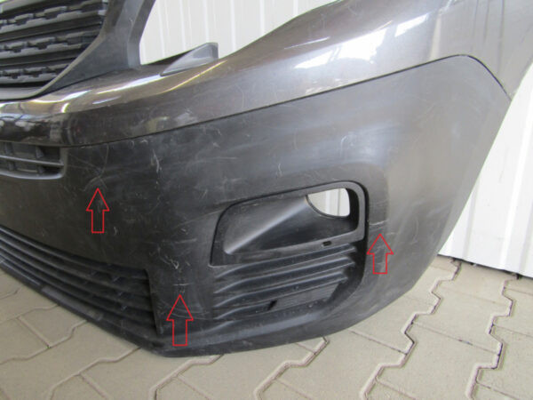 Bumper  Peugeot Partner 3 III 18-   Voorbumper   KS6055