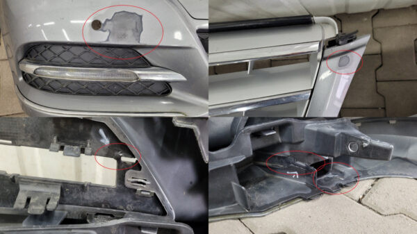Bumper Mercedes C Klasse W204 204 Facelift 11-14 A2048805547 Voorbumper