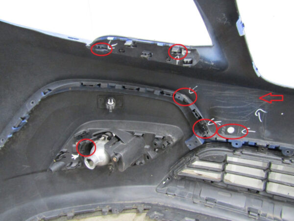 Bumper Opel Astra H III FACELIFT 07- Voorbumper MZ407