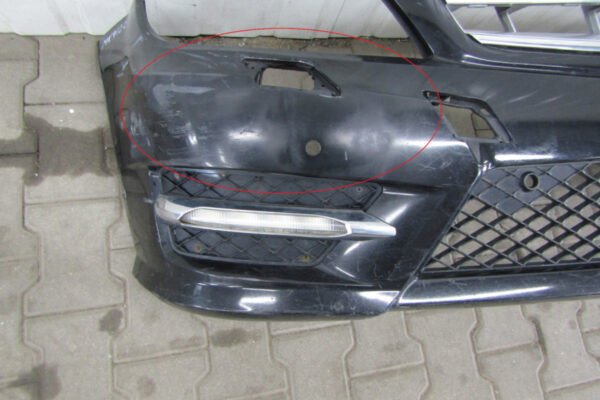 Bumper Mercedes C Klasse W204 AMG Facelift 11- LED A2048807847 Voorbumper