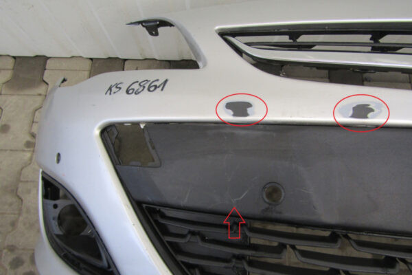 Bumper Opel Astra J 4 IV FACELIFT 12-16 13368660 Voorbumper KS6861
