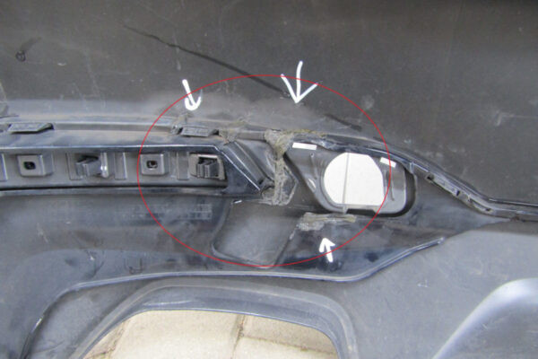 Bumper  BMW 5 G30 Sedan M-Pakket M Pakket	 FaceLift LCI 20-    Achterbumper	  Q5203