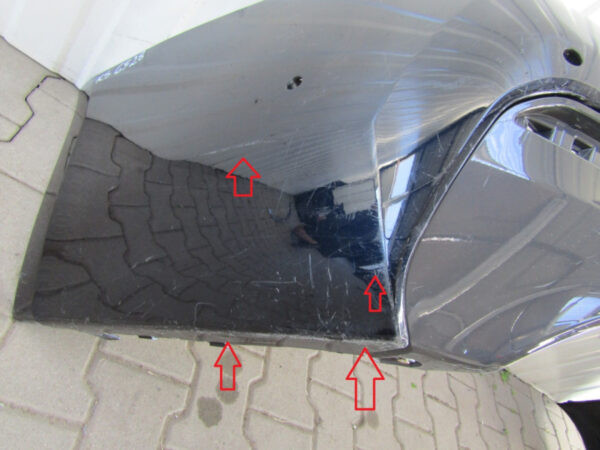 Bumper BMW 5 G31 Kombi M-Pakket M Pakket Facelift LCI 20- 51128080630 Achterbumper KS6528