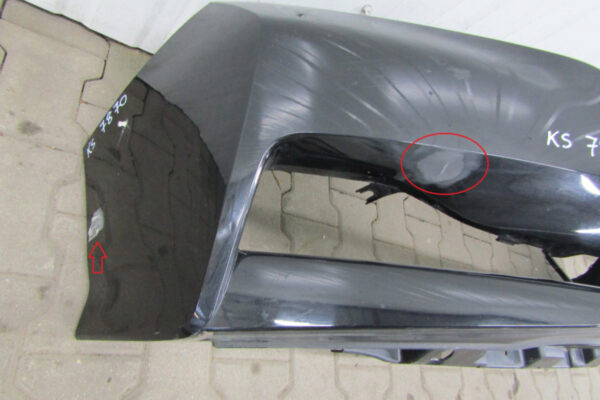 Bumper  Nissan Leaf 2 II 17- 62022-5SH0H Voorbumper KS7870