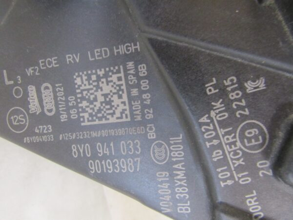 KOPLAMP AUDI A3 8Y 8Y0 FULLLED 20-24 LH LINKS 8Y0941033 A1142/4K/16E