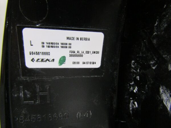 Set achterlichten links rechts Citroen C3 IV LED 24- 9845616480 9845616680 S1102/D53