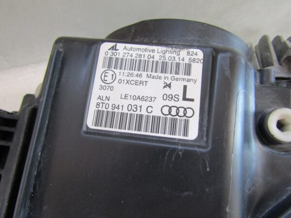 KOPLAMP AUDI A5 8T0 FACELIFT XENON + LED 11-16 8T0941031C LINKS A1119/4K/10F