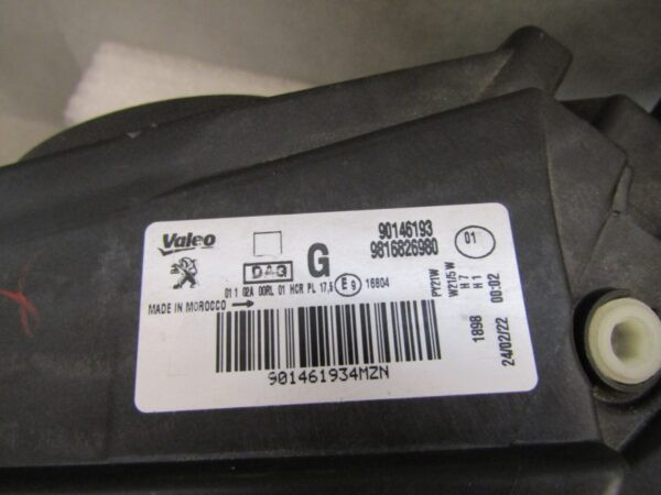 KOPLAMP PEUGEOT PARTNER 4 IV RIFTER 18-23 LH LINKS 9816826980 A1173/4K/4D