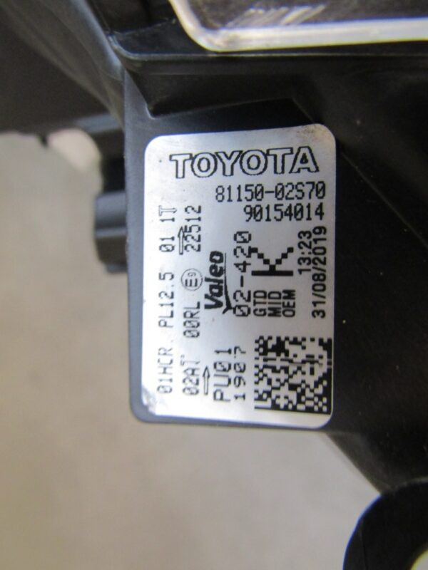 Koplamp Toyota Corolla E21 HB Estate Full LED 18-22 81150-02S70 LINKS A1076/4K/10C