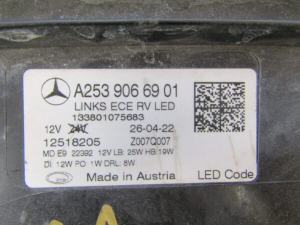 Koplamp MERCEDES GLC W253 LED High Performance FACELIFT 19- A2539066901 LINKS S1002/4K/8D