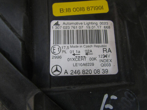 KOPLAMP MERCEDES B KLASSE W246 XENON ILS 11-14 A2468200839 RECHTS A1031/E127