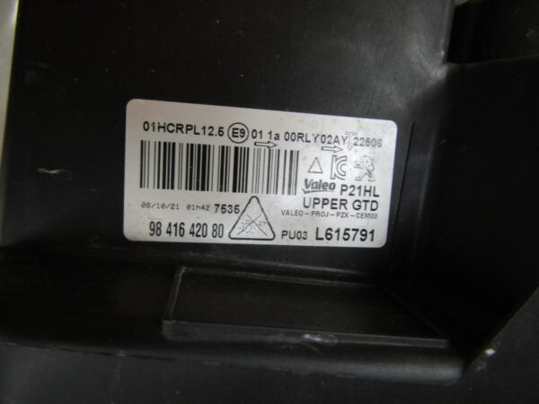 KOPLAMP PEUGEOT 208 II 2 2008 II 2 FULL LED 19-23 9841642080 LINKS S1039/K4/12B