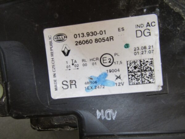 Koplamp Renault Captur 2 II LED 19-23 260608054R LINKS S1028/K4/13B