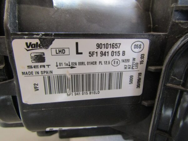 Koplamp Seat Leon 3 III standaard led- FACELIFT 17-21 5F1941015B LINKS S1044/K4/11B