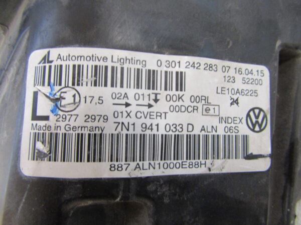 Koplamp VW VOLKSWAGEN SHARAN II 2 FACELIFT 15-22 XENON 7N1941033D LINKS S943/B210
