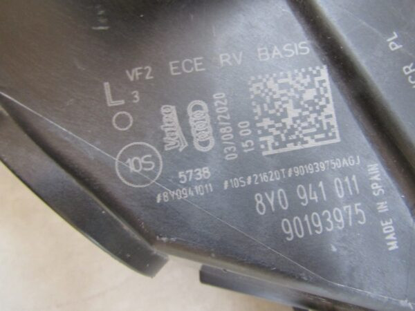 KOPLAMP AUDI A3 8Y0 LED 20- LINKS 8Y0941011 A1160/4K/9G
