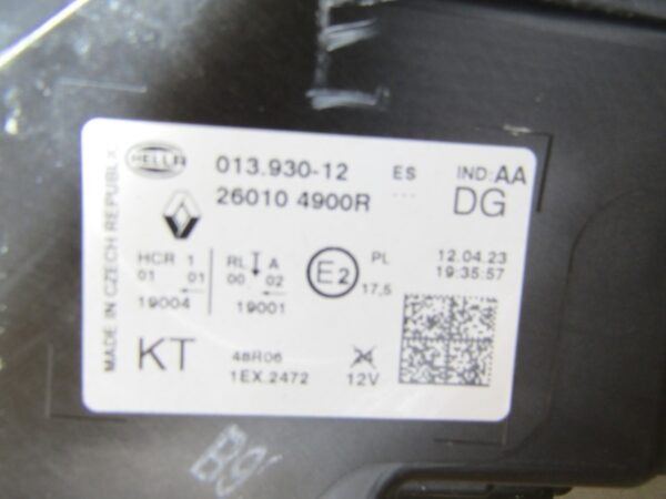 Koplamp Renault Captur 2 II LED Rechts 19-23 260104900R A1153/4K/13D