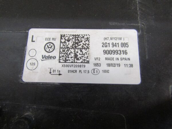 KOPLAMP VW VOLKSWAGEN Polo 2G REGULAR 17-20 2G1941005 LINKS Q1021/B111