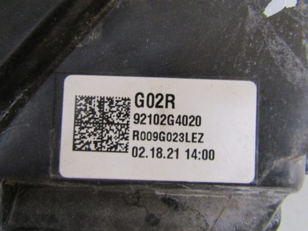 KOPLAMP HYUNDAI I30 III NORMALE LENS 17-20 RH RECHTS 92102G4020 S1103/E82