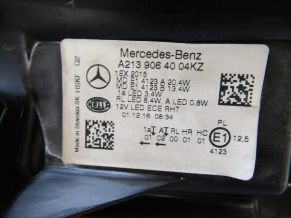 KOPLAMP Mercedes E Klasse W213 LED HIGH PERFORMANCE 16-20 A2139064004 RECHTS Q1001/K4 7G
