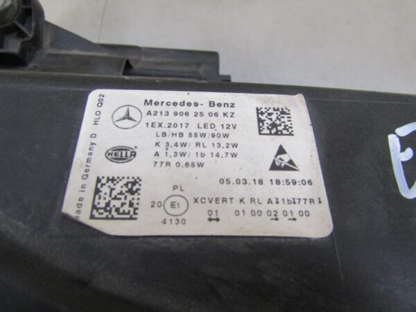Koplamp Mercedes E Klasse W213 MULTIBEAM 16-21 A2139062508 LINKS Q830/K4 1C