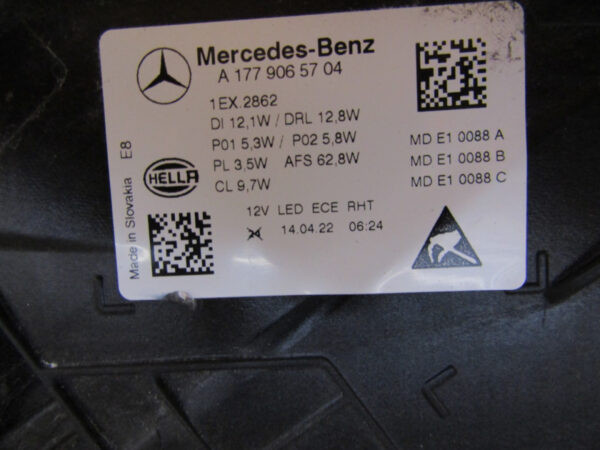 KOPLAMP MERCEDES A KLASSE W177 FACELIFT MULTIBEAM 23- A1779065704 LINKS S960/A135
