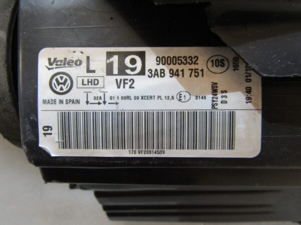 KOPLAMP VW VOLKSWAGEN Passat B7 XENON + LED 10-14 3AB941751 LINKS Q987/K4 6B