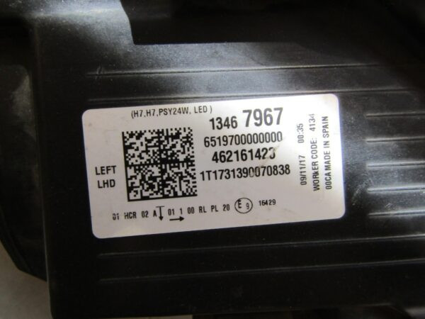 KOPLAMP OPEL CROSSLAND X STANDARD 17-20 13467967 LINKS S1045/K4/10B