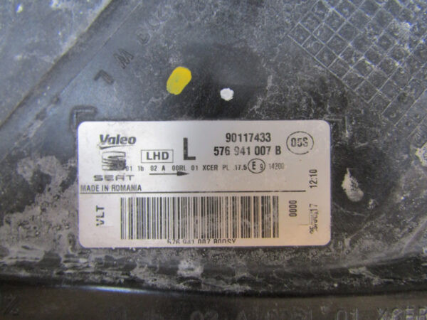 Koplamp SEAT ATECA 576 16-20 LED 576941007B LINKS S867/K4/2G