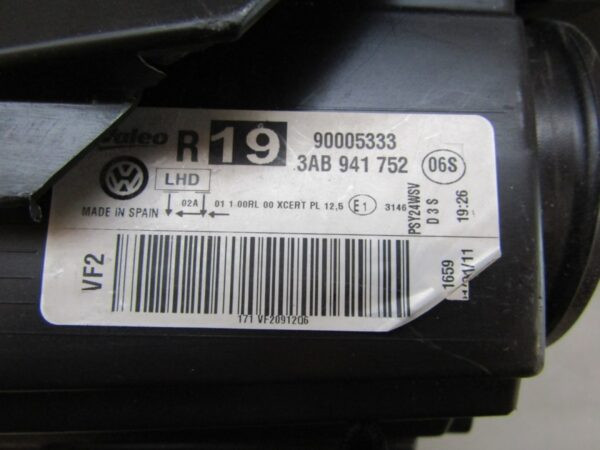 KOPLAMP VOLKSWAGEN VW Passat B7 XENON LED 10-14 3AB941752 RECHTS Q977/K4 6D