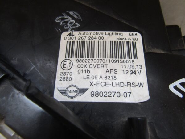KOPLAMP Mini Countryman R60 XENON DRAAIEND 10-17 9802270 RECHTS Q1002/K4 7G