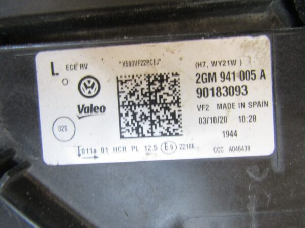 Koplamp Volkswagen T-Cross TCross 2GM 18-23 2GM941005A LINKS S1027/D110