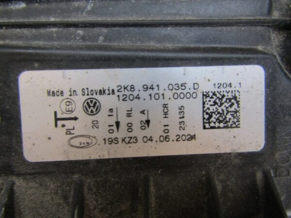 KOPLAMP VW VOLKSWAGEN Caddy 2K8 IV FULL LED LH LINKS 20- 2K8941035 S1074/K4/12A