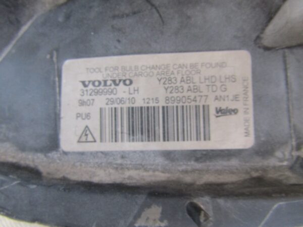 KOPLAMP VOLVO V60 S60 XENON LINKS 10-13 31299990  S1070/K4/13A