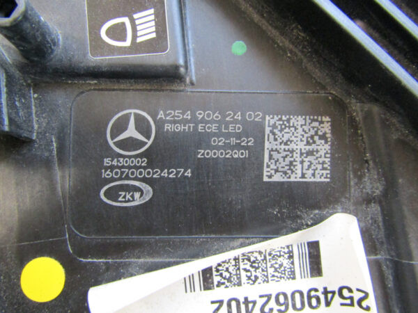 KOPLAMP Mercedes GLC W254 FULL LED DIGITAL LIGHT 22- A2549062402 RECHTS Q911/K4 15B