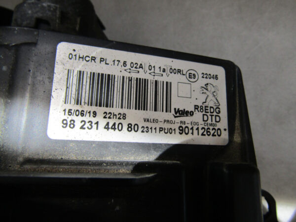 KOPLAMP Peugeot 508 2 II 18- 9823144080 RECHTS Q927/K5 5E