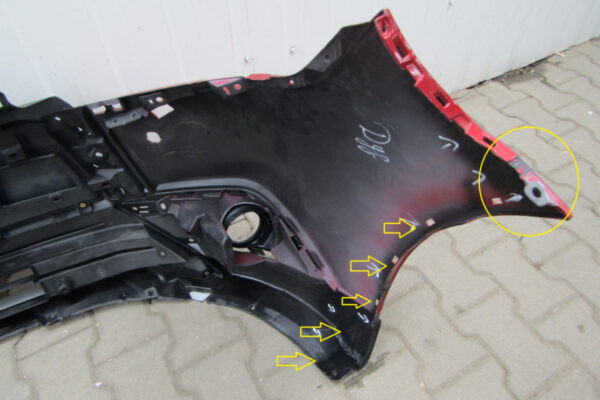 Bumper Mitsubishi Outlander III faceLift 15-18 6410G227ZZ Voorbumper KS7758