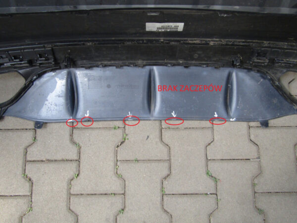 Bumper MERCEDES C-KLASSE W205 AMG SEDAN 14-18 A2058855738 Achterbumper PJ200