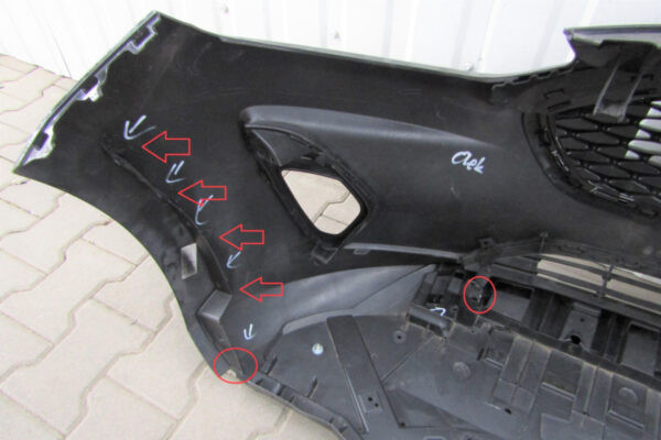 Bumper  Ford Fiesta Mk8 VIII 17- H1BB-17757 Voorbumper KS6208