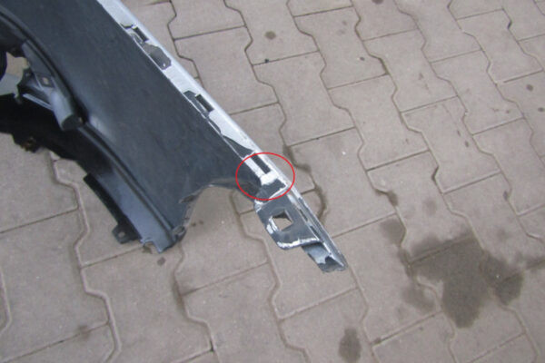 Bumper Mitsubishi Lancer VIII X HB 08- 6400B500 Voorbumper Q3269