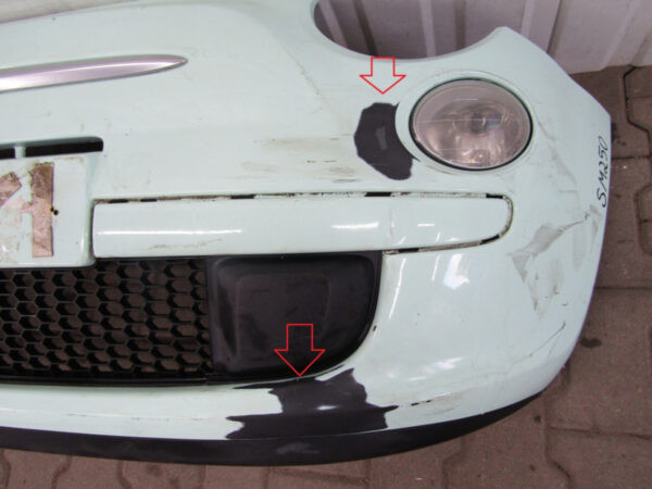 Bumper	Fiat 500 07-15 735426888   Voorbumper SM250